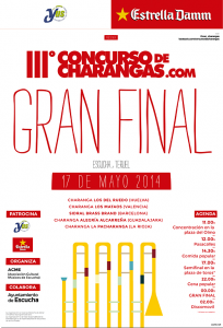 2014 Cartel iii Edición Concurso de Charangas de Escucha (Teruel)