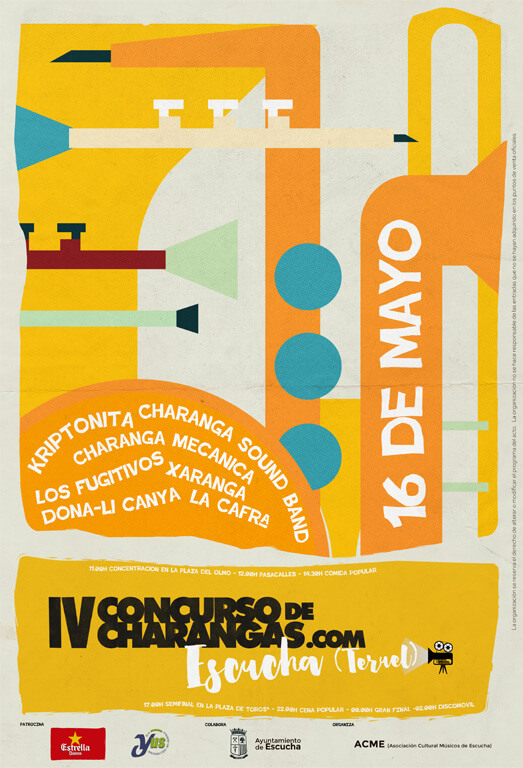 Cartel IV Edición (2015). Concurso de Charangas de Escucha (Teruel)